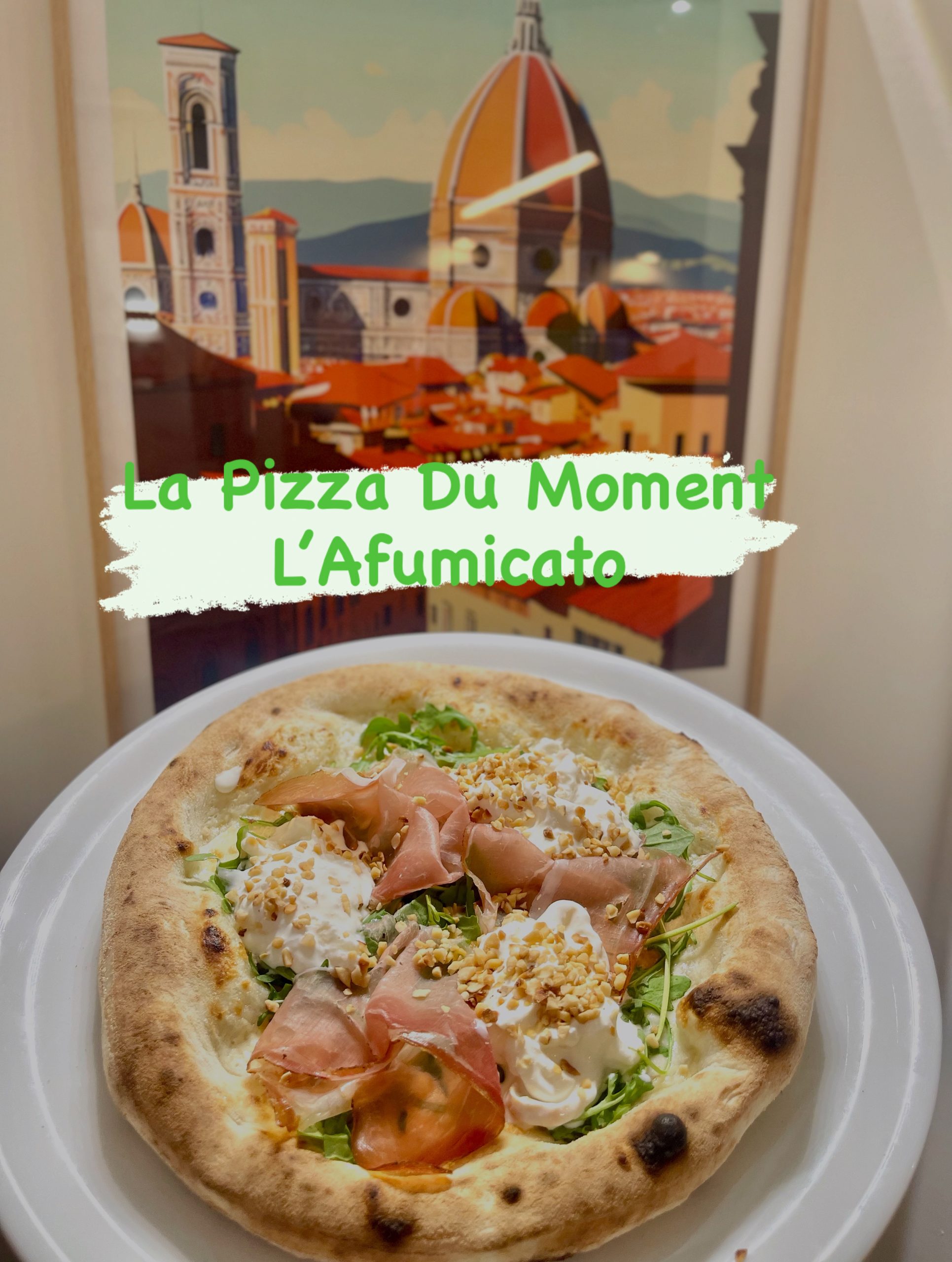 Pizza Moment Affumicato, Graulhet , Tarn, par la pizzeria L'Art de la Pizza