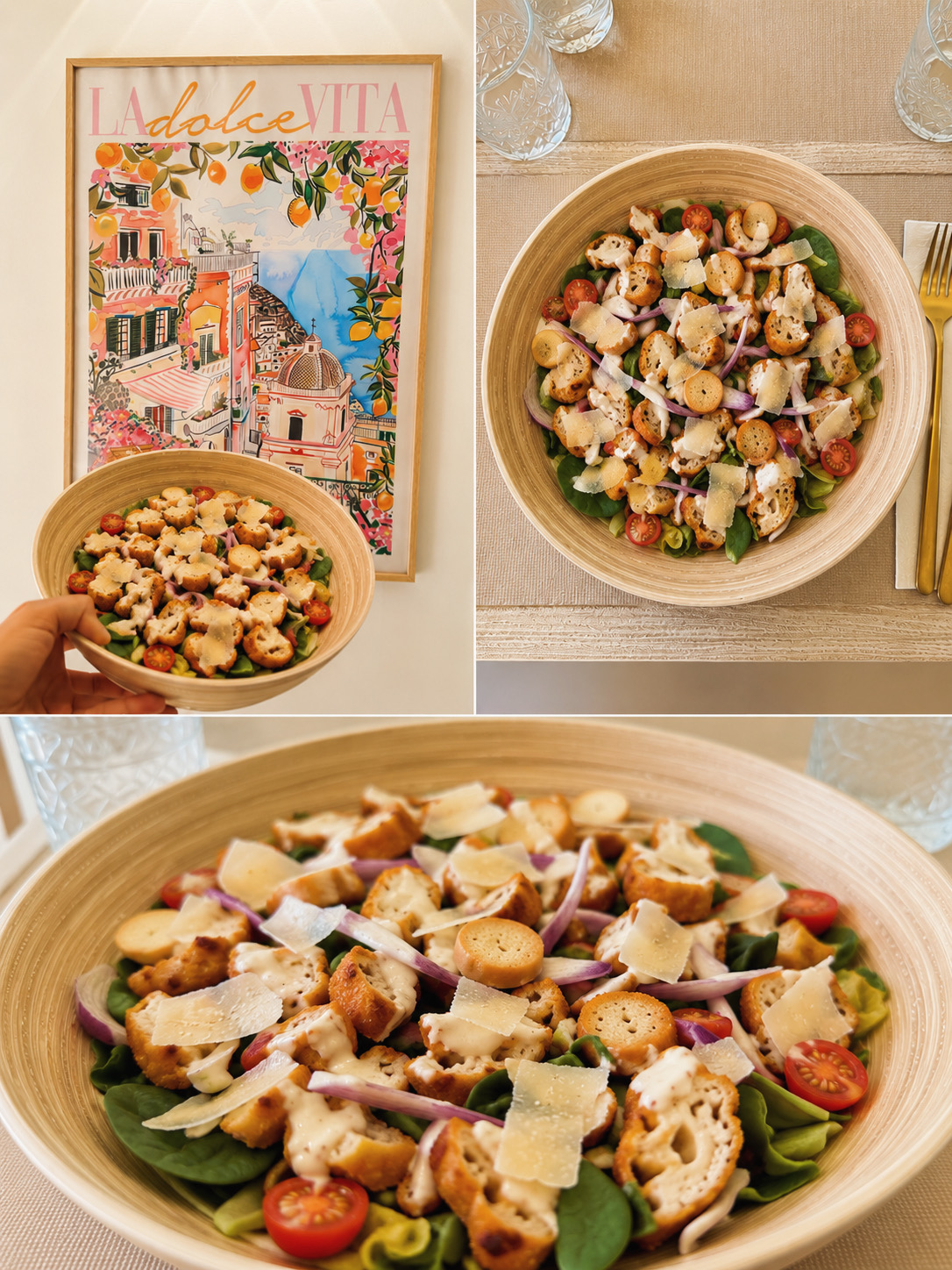 Salade Cesare à l'Art de la Pizza, votre pizzeria à Lavaur